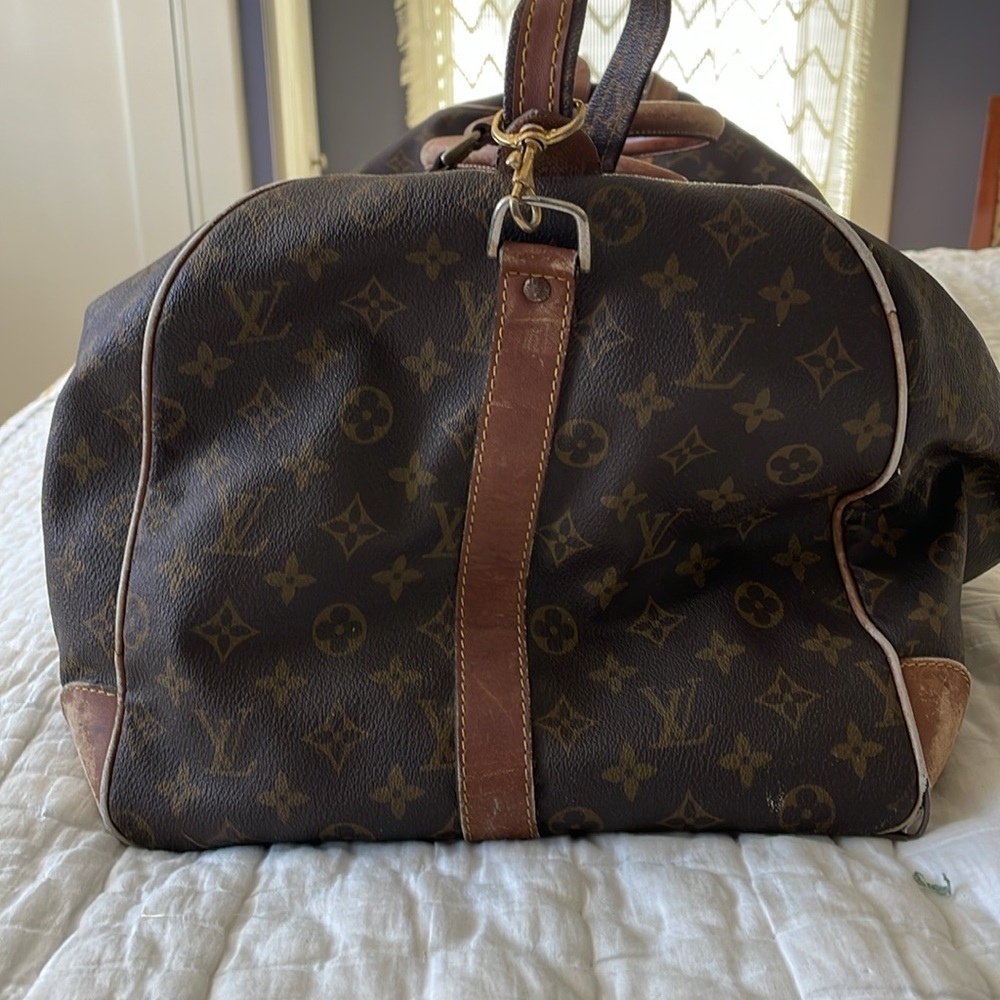 Vintage Authentic Louis Vuitton Large Duffle Weekender 1970’s / 80s Era Monogram - Picture 7 of 17